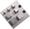 The Beadsmith Steel Disc Cutter Set Includes 4 Punches & Die. Tool for Cutting Corners from: 1/4", 1/2" & 1" Curves & 3/16" x 3/4" Oval Slot Punch. Use Soft Metal Sheet up to 20-24 Gauge & Thinner